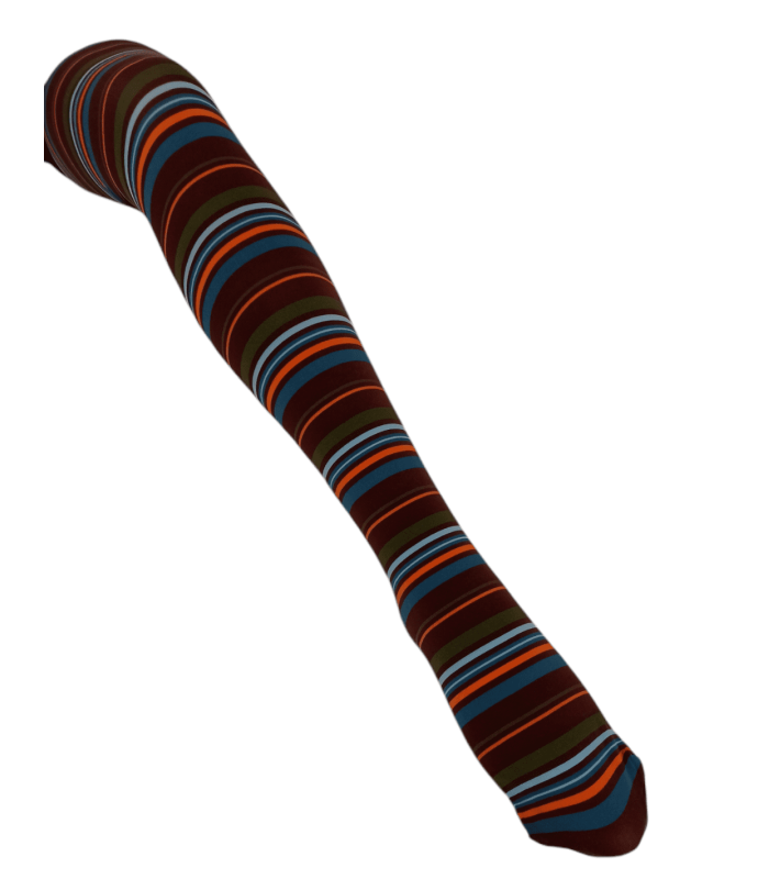 Panty Fantasía Multirayas Burdeos 2790 Ivette