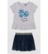 Conjunto Niña Falda "Je T'Aime"