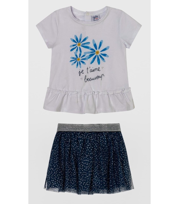 Conjunto Niña Falda "Je T'Aime"