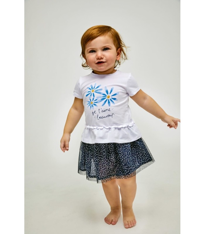 Conjunto Niña Falda "Je T'Aime"