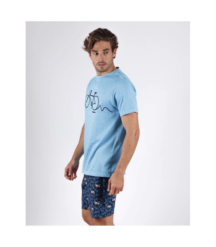 Pijama Manga Corta Bike Stripes 55250