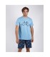 Pijama Manga Corta Bike Stripes 55250