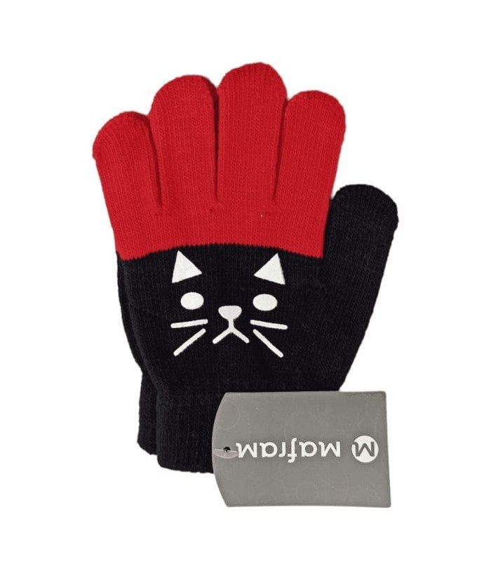 Guantes Infantiles Rojos Elásticos