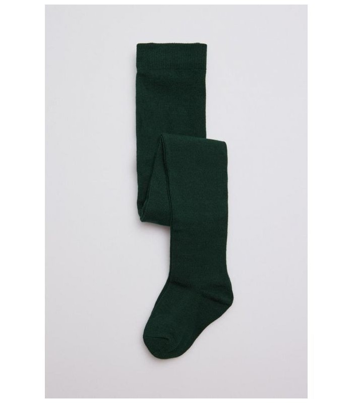 Leotardo Bebé Liso Verde Botella Ysabel Mora 56980