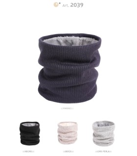 Cuello Infantil Canalé Forrado