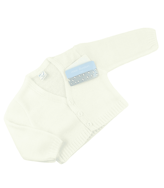 Chaqueta Lana Bebé  Color Crudo