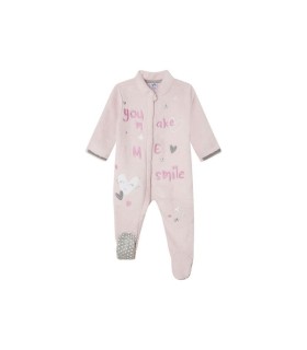 Pelele Manta Niña Corel "You Make Me Smile"