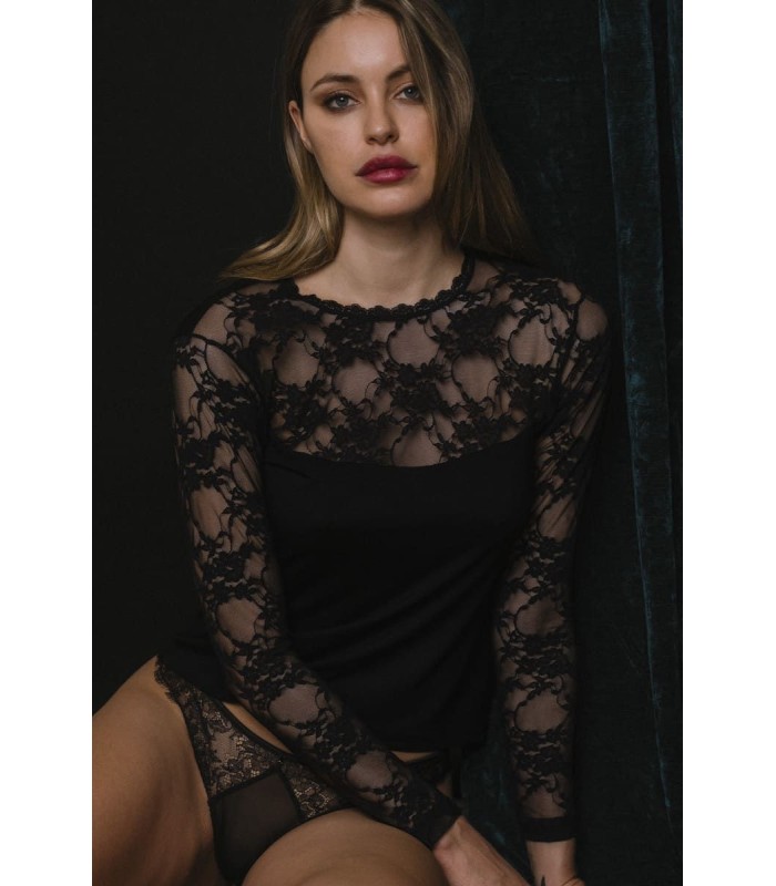 Camiseta Mujer Manga Larga Blonda 43467