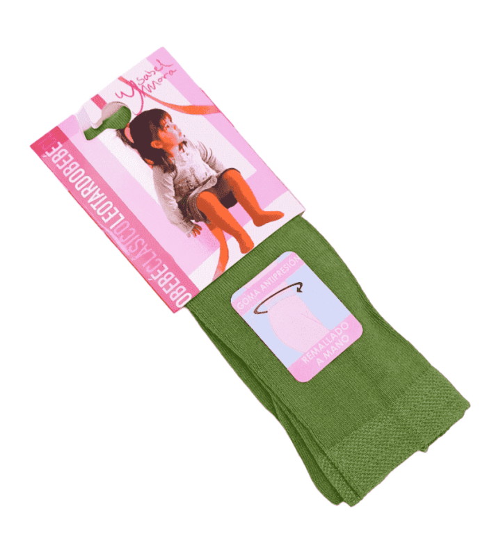 Leotardo Bebé Liso Verde Ysabel Mora 56980