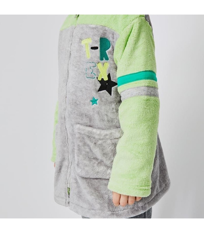 Bata Infantil Niño Coralina "T-REX" Verde