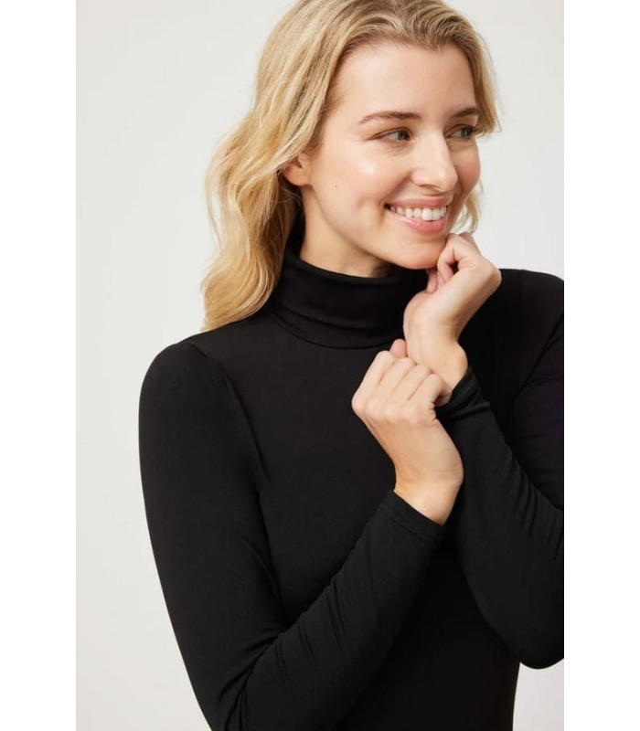 Camiseta Térmica Mujer Manga Larga y Cuello Cisne 70003