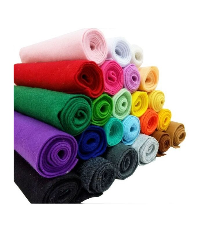 Pliegos de fieltro Múltiples Colores