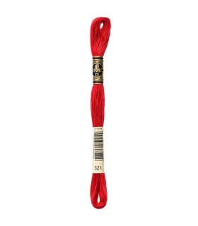 Hilo Mouliné Spécial DMC Rojo 321