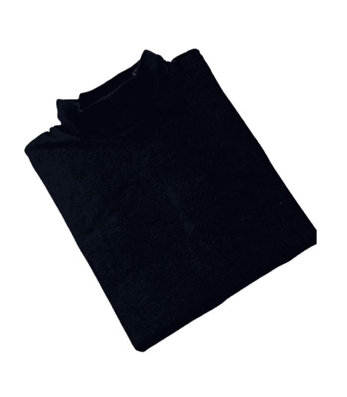 Jersey Semicisne Algodón Unisex Fabio Negro