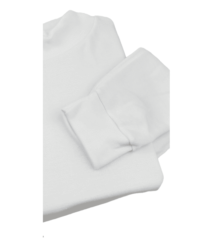 Jersey Semicisne Algodón Unisex Fabio Blanco