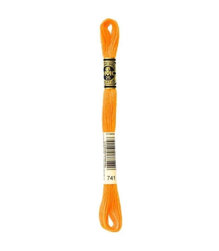 Hilo Mouliné Spécial DMC Naranja 741
