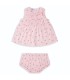 Conjunto Niña Vestido Culotte "Flor" Talla 12 y 18 Meses