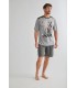 Pijama Hombre Verano "USA" 23119007-23119107