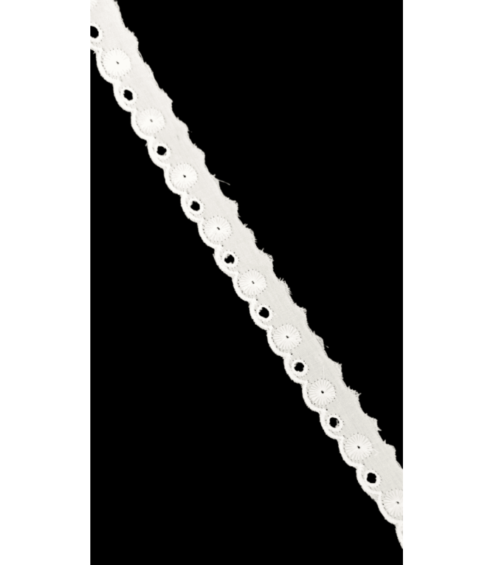 Tira Bordada Blanca 1,5 Cm