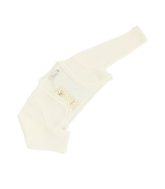 Chaqueta Perlé Niña Color Marfil