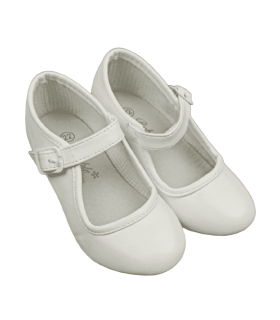 Zapatos Flamenca Niña Blancos