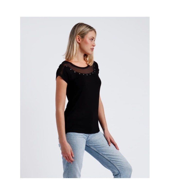 Camiseta Mujer Punto - Detalle Cuello 43488 Admas