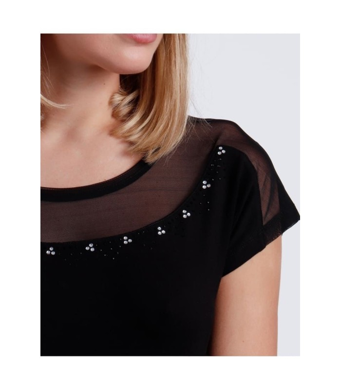 Camiseta Mujer Punto - Detalle Cuello 43488 Admas