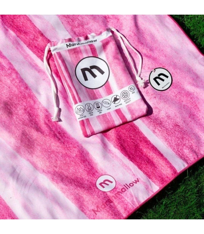 Toalla Playa Microfibra 90 X 180 Cm Arena Fucsia