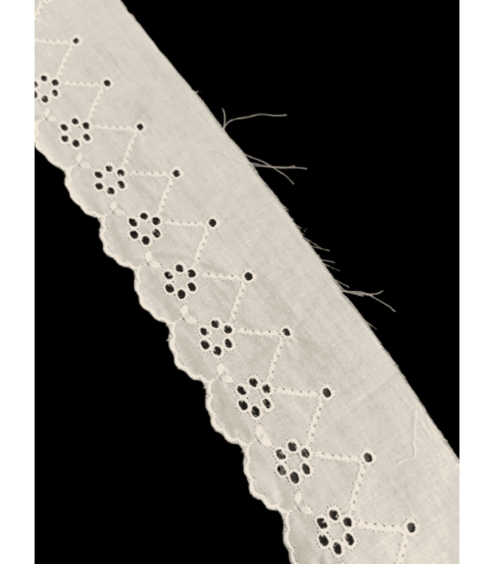 Tira Bordada Marfil 7Cm