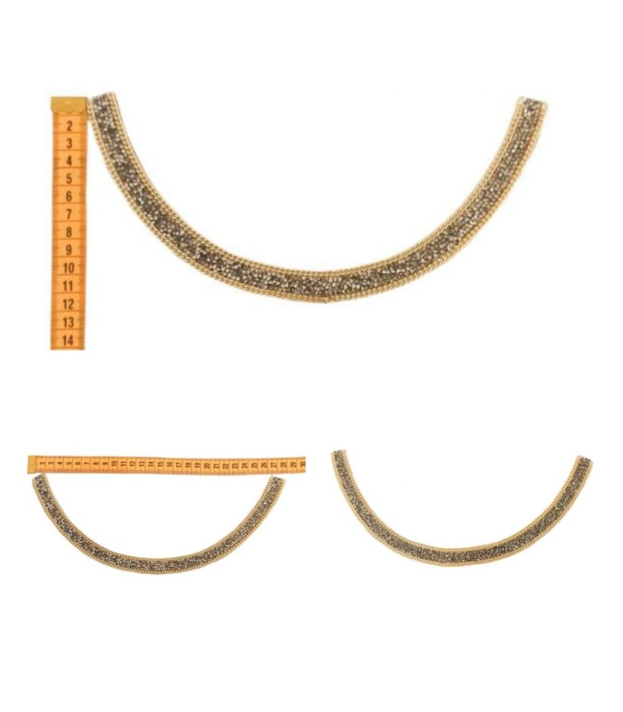 Aplicación Cuello Pedrería Termoadhesiva