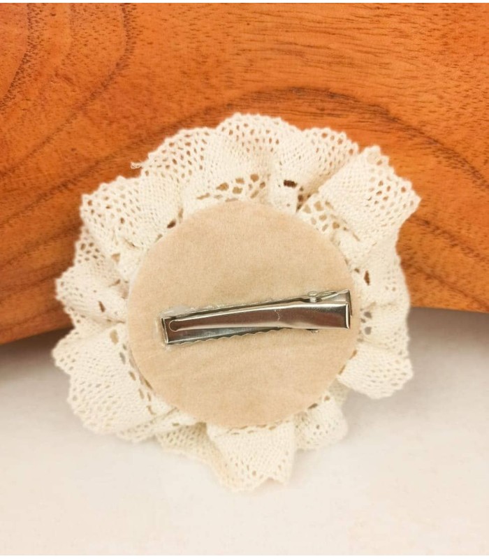 Tocado Niña Fantasía Granate