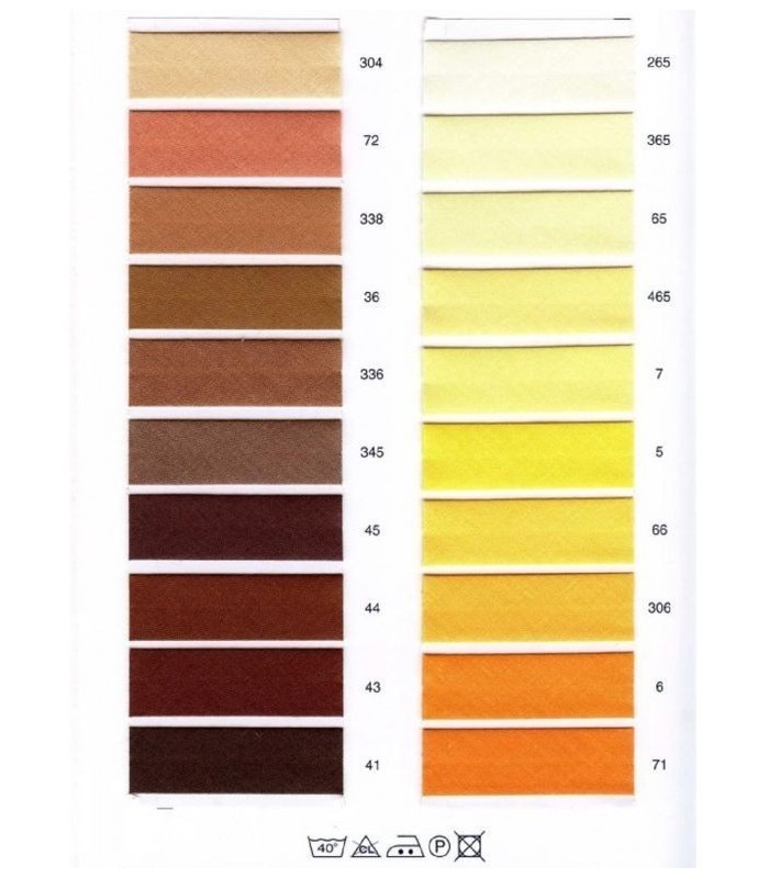 Cinta al Bies Marrón 338 de Batista de 30mm