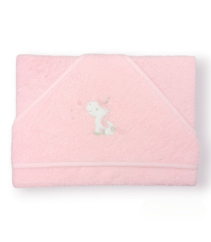 Capa de Baño Bebé con Capucha "Unicorn"