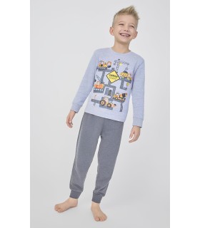 Pijama Infantil Niño Interlock "Under" Tobogán