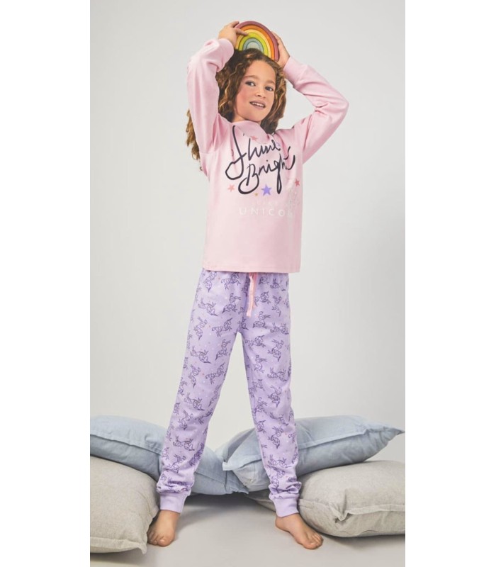 Pijama Niña Interlock "Shine Bright" 23208201 Tobogán