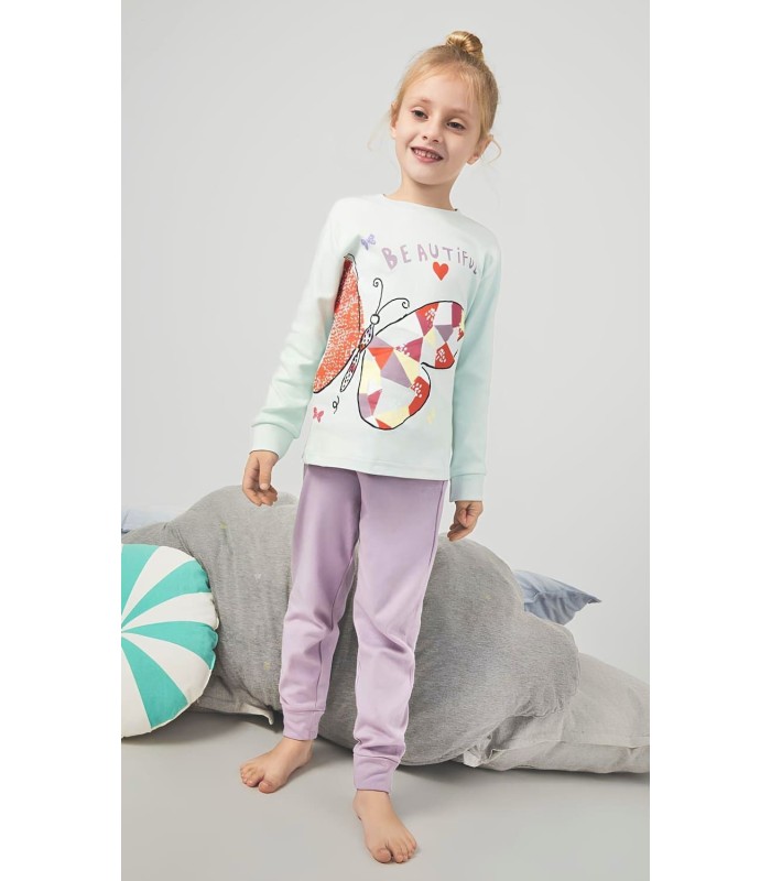 Pijama Niña Interlock "Butterfly" 23207208 Tobogán