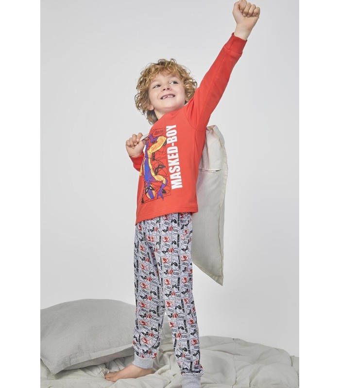 Pijama Niño Interlock "Masked-Boy" 23207003 Tobogán