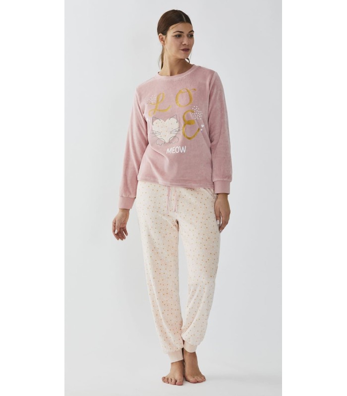 Pijama Mujer Tundosado "Love" 23208951 Diassi