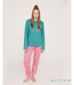 Pijama Mujer Coffee Muydemi 27008