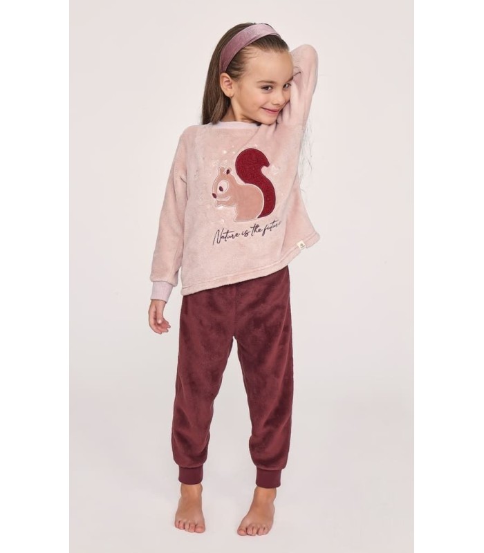 Pijama Niña de Coralina "Ardilla" 670304 Muydemi