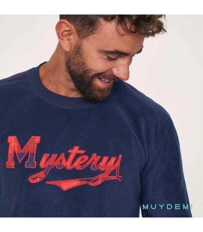 Pijama Hombre Micro Polar "Mistery" 370207 Muydemi