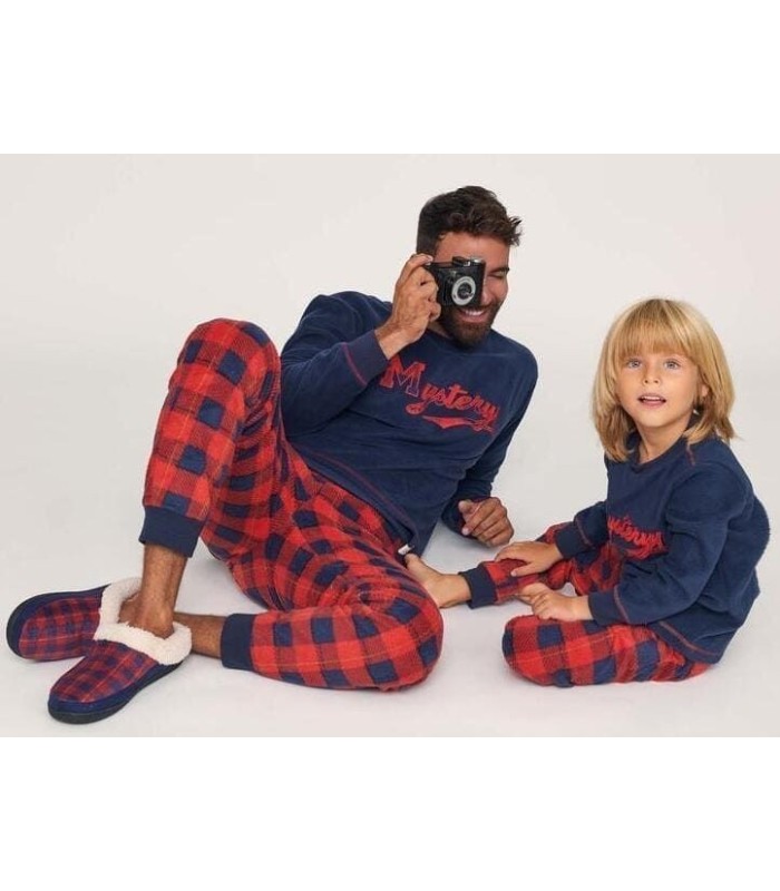 Pijama Hombre Micro Polar "Mistery" 370207 Muydemi