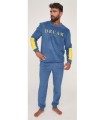 Pijama Hombre Micro Polar "Dream Club" 370208 Muydemi