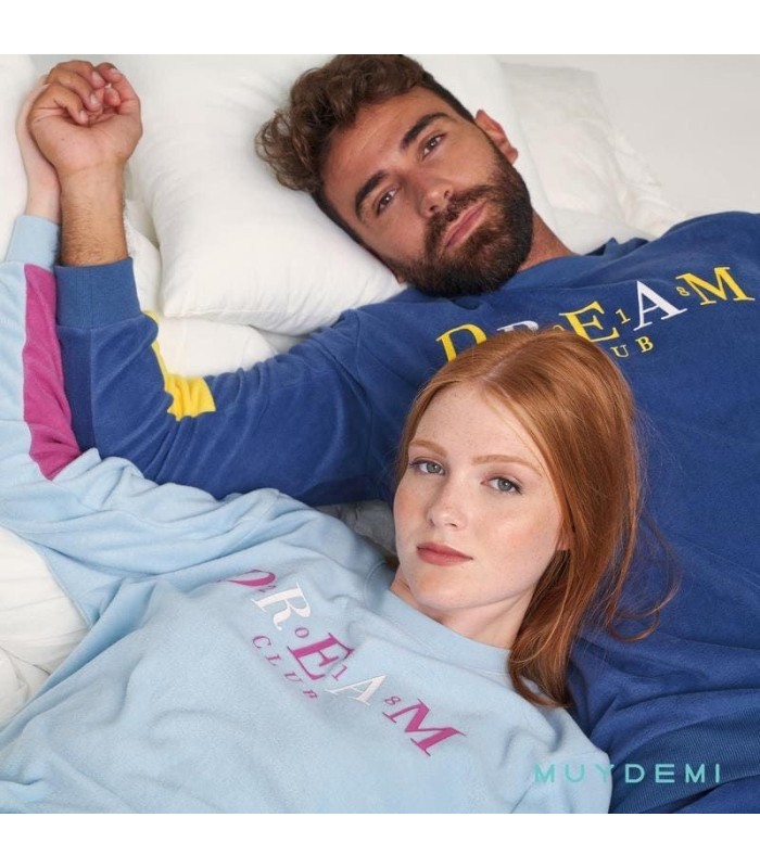 Pijama Hombre Micro Polar "Dream Club" 370208 Muydemi