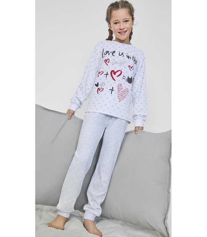 Pijama de Niña Tundosado 'Love Corazones' 23208309 Tobogán