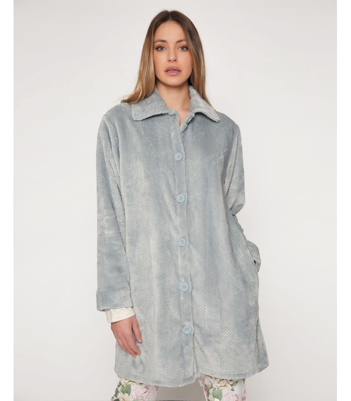 Bata de Casa Mujer "Indian Scarf" Aqua 57414 ADMAS CLASSIC