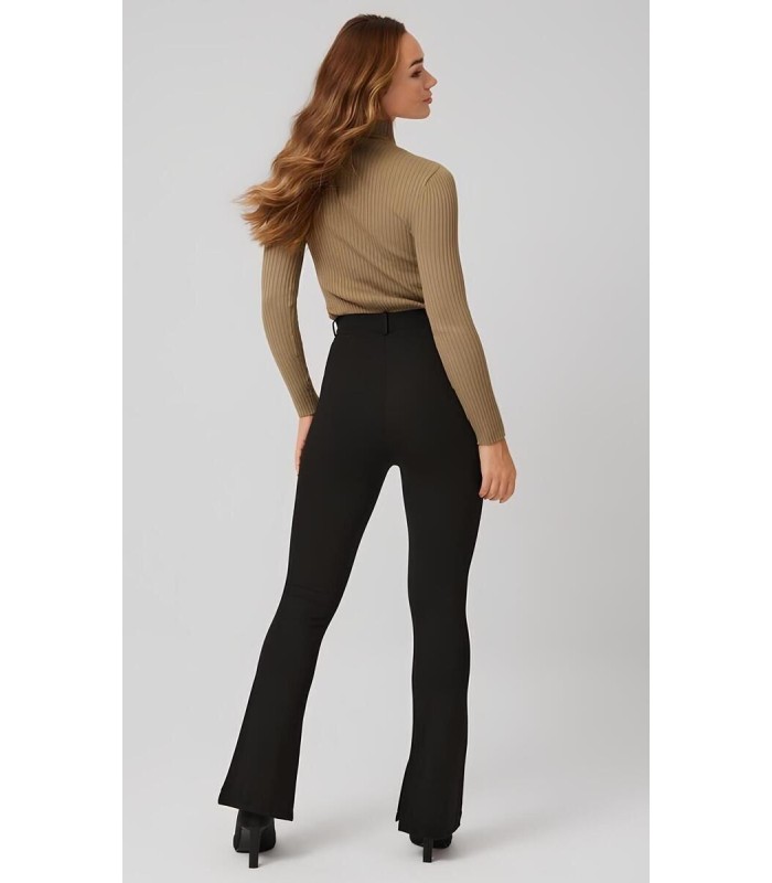 Pantalón Mujer Acampanado Negro 70292 Ysabel Mora