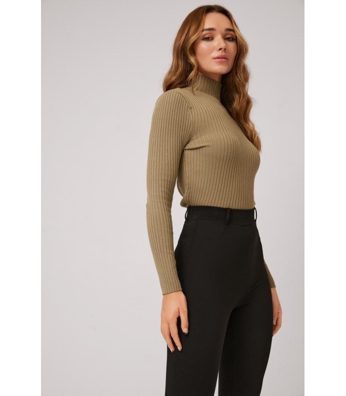 Pantalón Mujer Acampanado Negro 70292 Ysabel Mora