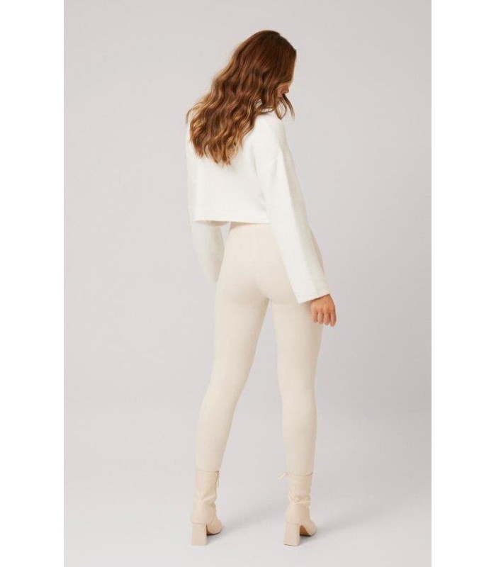 Leggings Térmico Marfil Efecto Piel 70293 Ysabel Mora