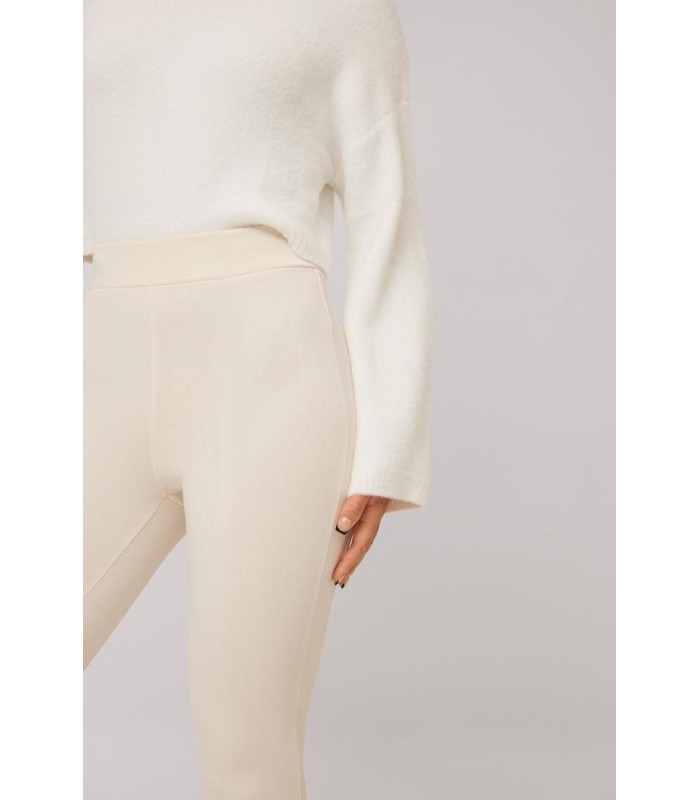 Leggings Térmico Marfil Efecto Piel 70293 Ysabel Mora